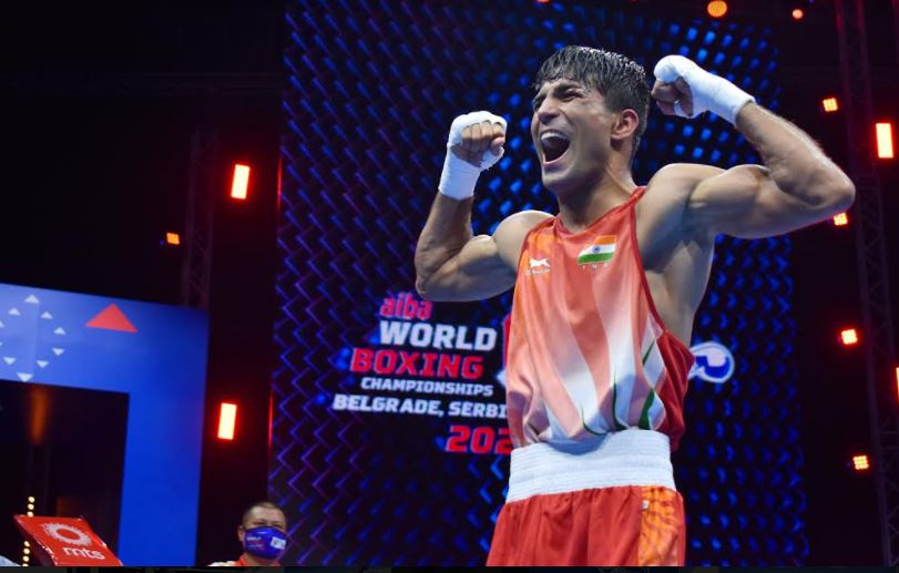 AIBA Men’s World Boxing Championships:  Akash aims for a spot in final, takes on Kazakh boxer in semis