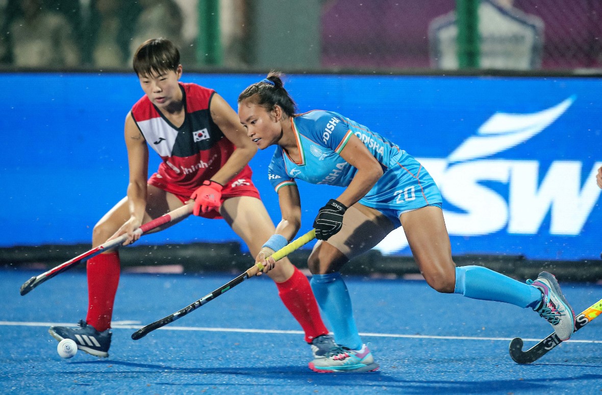 India outclass Korea 5 0 to continue their unbeaten run at Jharkhand Womens Asian Champions Trophy Ranchi 2023