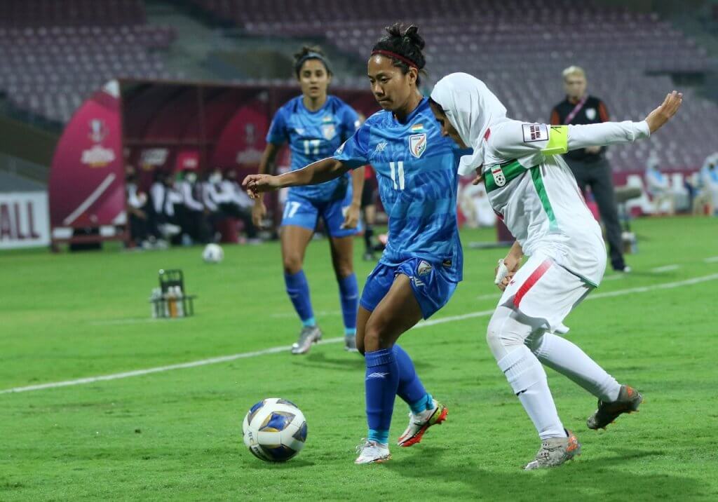 India vs Iran Women Football AFC