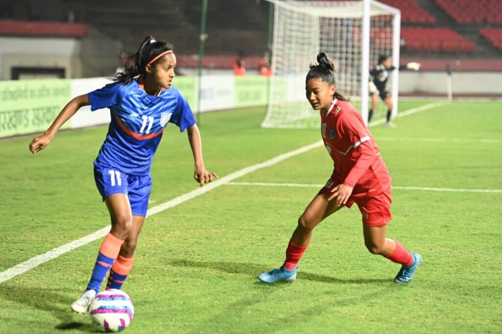 India vs Nepal Football New