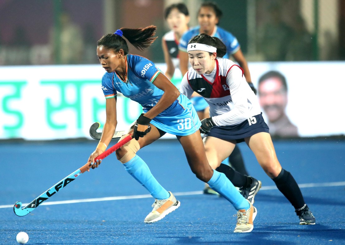 India vs South Korea in Womens Asia Cup