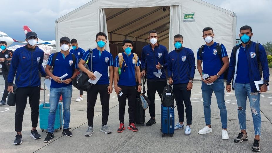 Indian Football Team in Nepal