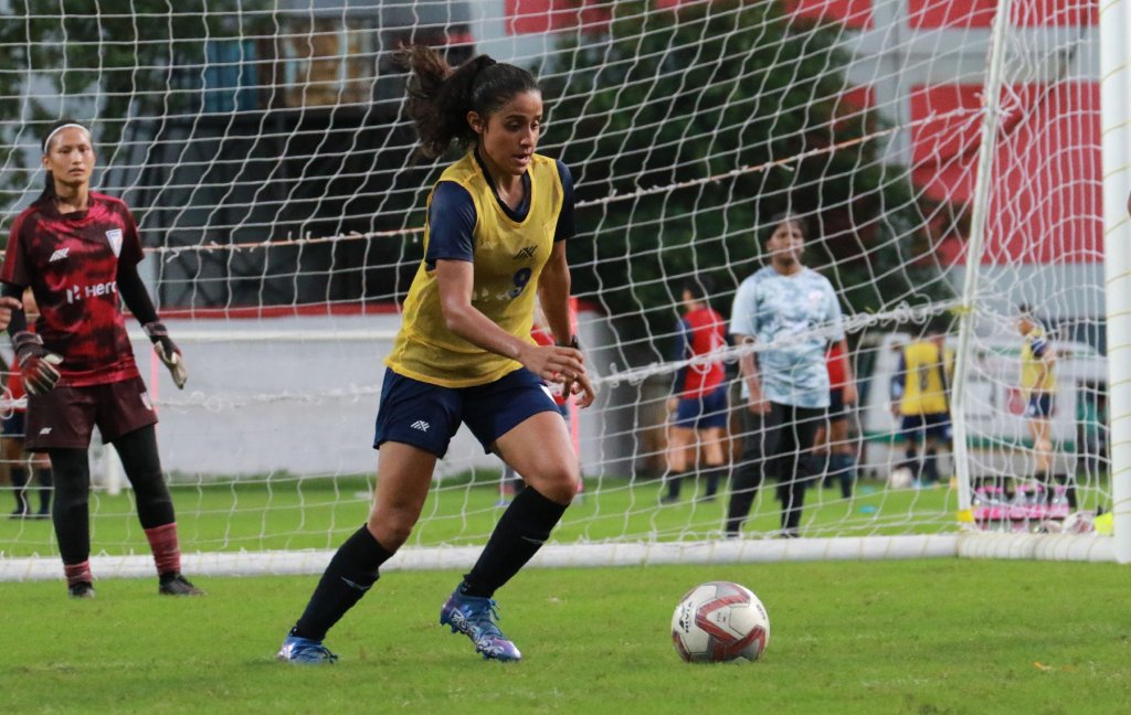 Indian Women Football Practice