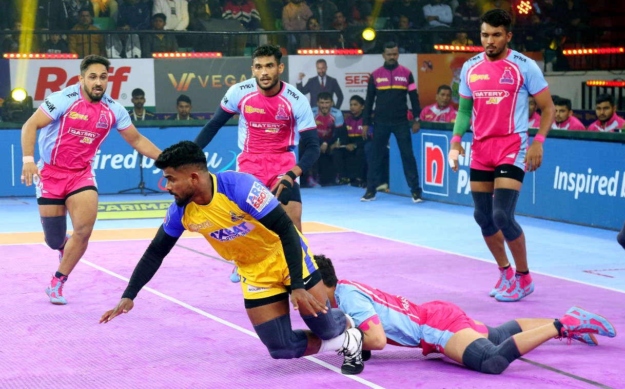 Jaipur Pink Panthers beat Tamil Thalaivas 42 27
