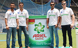 Rajasthan Royals joins Ariel Share the Load movement by doing laundry at net practice