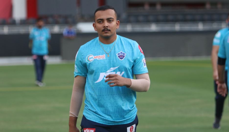 Prithvi Shaw Delhi Capitals