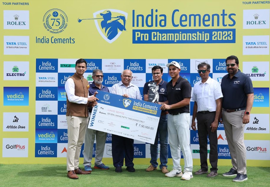 Sunhit Bishnoi outshines field to land maiden title at inaugural India Cements Pro Championship