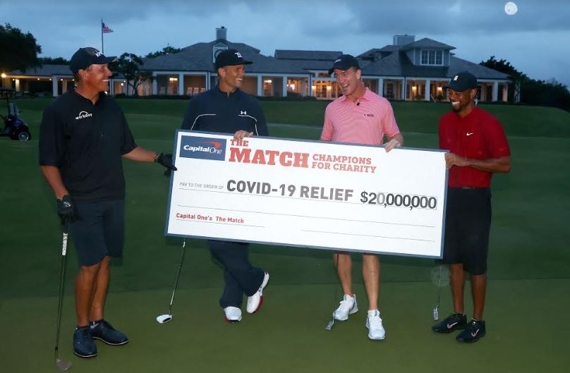 Tiger Woods Phil Mickelson Charity