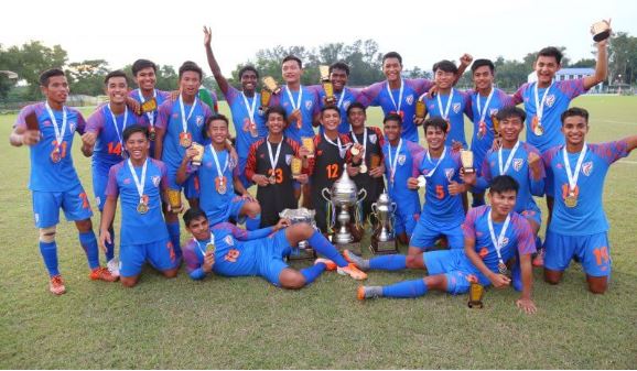 U 16 Football team india