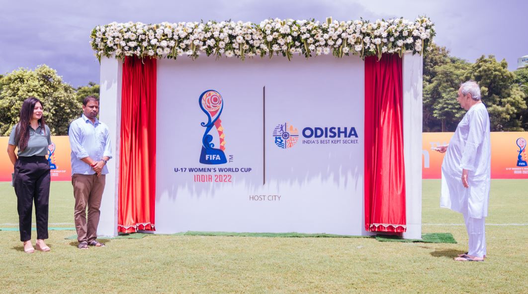 Odisha CM Naveen Patnaik meluncurkan FIFA U-17 Women’s World Cup India 2022™️ Host City Logo of Odisha