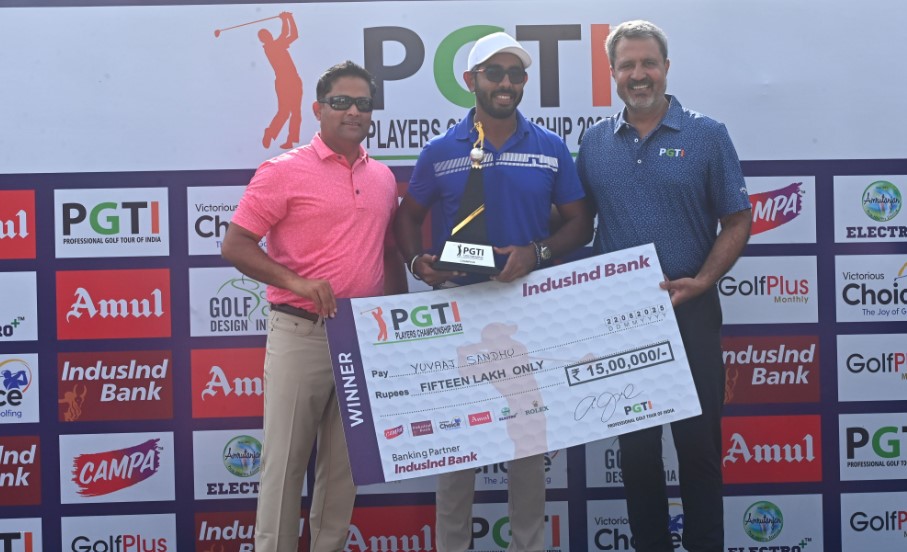 YUvraj Sandhu wins PGTI Players Championship