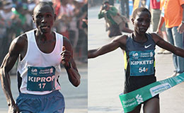 Jackson Kiprop Valentine Kipketer Standard Chartered Mumbai Marathon SCMM