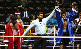 Sachin Bhot Winner IBC Professional Boxing