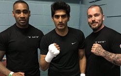 Vijender Singh Haroon Khan Lee Beard