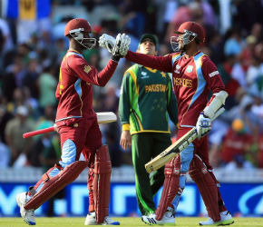 West Indies beat Pakistan by 2 wickets in their opening game of Champions Trophy