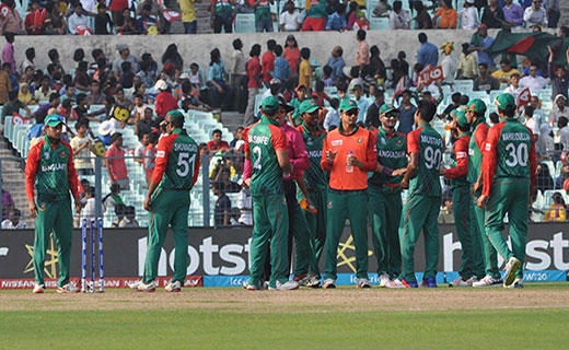 Bangladesh players celebrate