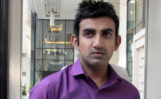 Gautam Gambhir during 2017 IPL auctions