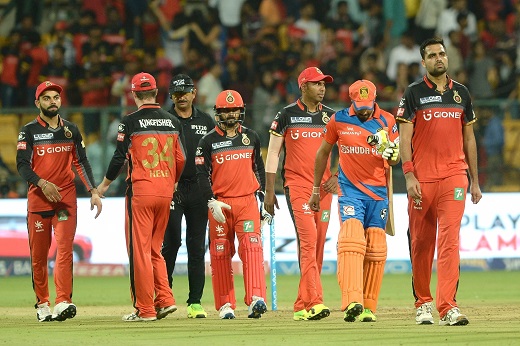 Gujarat Lions vs RCB