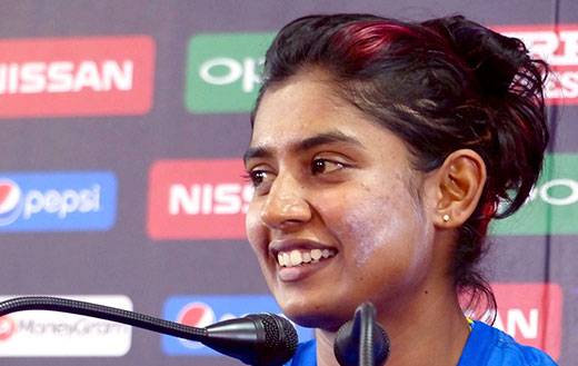 Mithali Raj during press conference