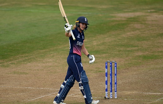 Sarah Taylor celebrates her fifty