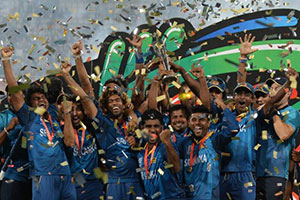 Sri Lanka Winning World T20 Trophy 2014