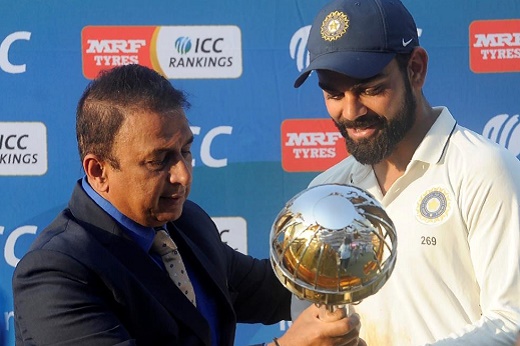 Virat Kohli ICC Test Championship Mace