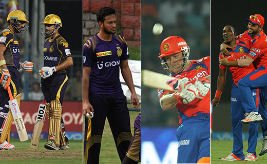 Kolkata Knight Riders vs Gujarat Lions