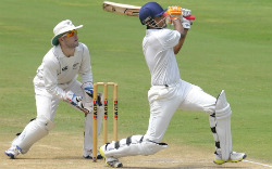 Juneja's unbetaen ton help India 'A' finish Day 3 on 408/7