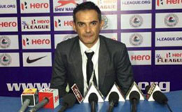 Aizawl FC coach Manuel Retamero Fraile