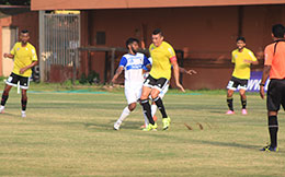 FC Goa Marquee player Lucio in action against Dempo Sports Club