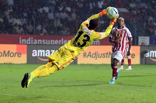 FC Pune City goalkeeper Arindam Bhattacharya