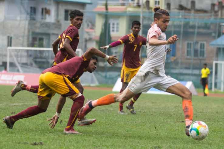 India take on Maldives in SAFF U 18