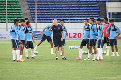 Indian Football Team Practice
