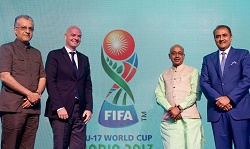 Official Emblem launched for FIFA U 17 World Cup India 2017