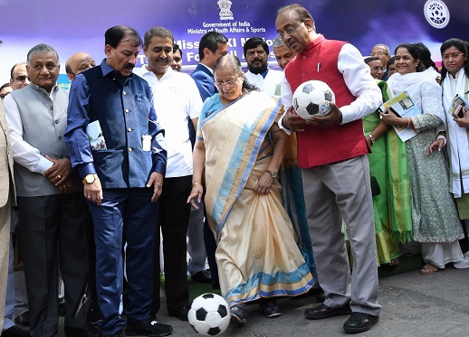 SUmitra Mahajan football