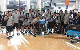 The Indian National Team left for Guam