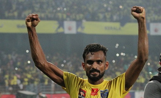 C K Vineeth Kerala Blasters ISL