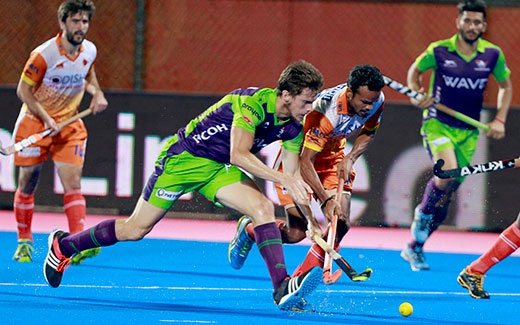 Delhi Waveriders Vs Kalinga Lancers HIL 2016 520