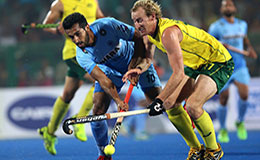 Indian Mens Hockey Team today finished their first practice session ahead of Hero Hockey World League Final 2015