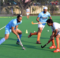Indian Hockey Team Net Practice