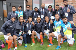 Sardar Singh led Indian Men hockey team for Commonwealth Games