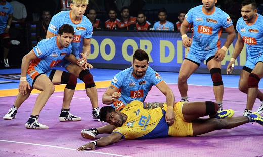 Bengal warriors beat Tamil Thaliawaas