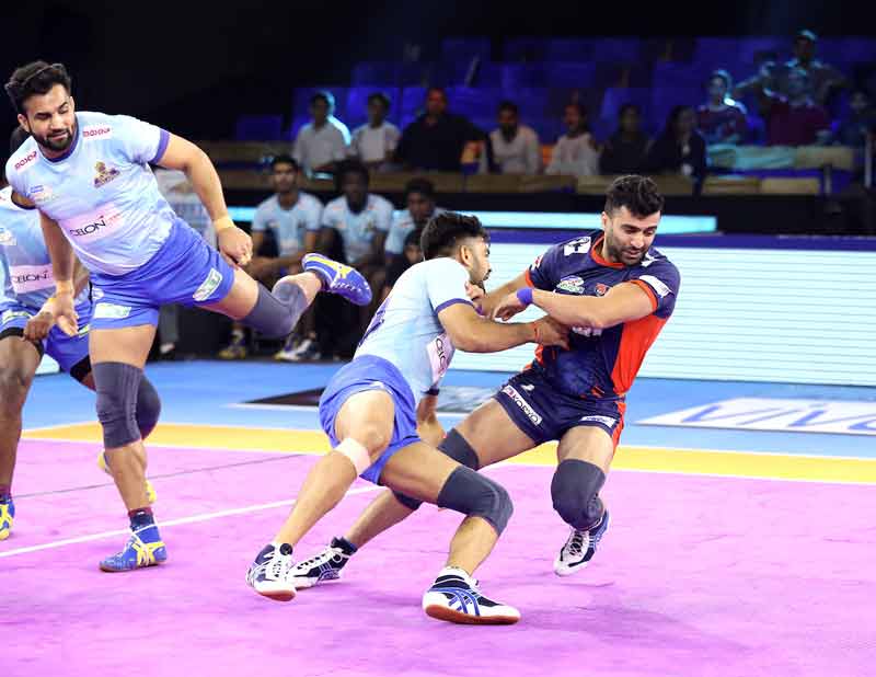 Nabibakshs raid against Tamil Thalaivas