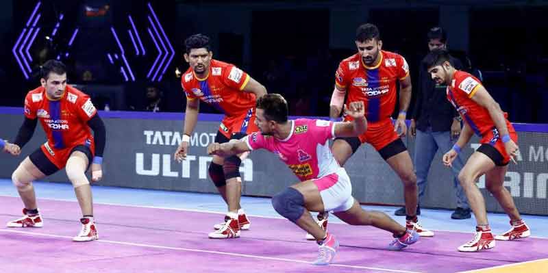 UP Yoddha halt Jaipur Pink Panthers winning run with 31 24 victory