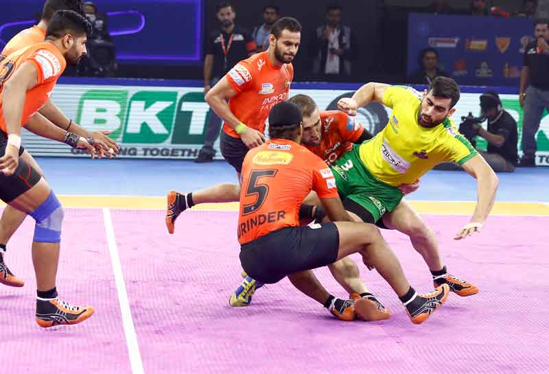 U Mumba edge out Tamil Thalaivas 36 32