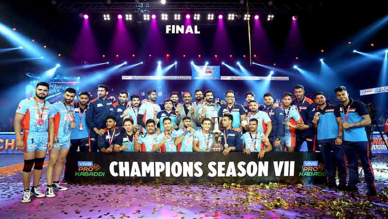 vivo Pro Kabaddi Season 7 Champions Bengal Warriors