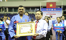 WORLD Vovinam federation has awarded Master Grade highest ranking Red Belt to shri Dr Vishnu Sahai President of Indian Vovinam Association