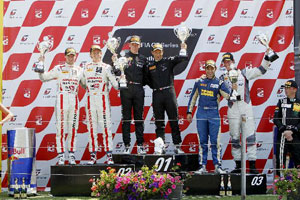 FIA-GT-Zandvoort Pro-Am-podium