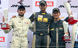 JK Tyre India Series L R Krishnaraaj Vishnu Prasad Akhil and Mr Singhania CMD ofJK Tyre Industries