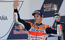 Marquez clinches podium finish at Spanish GP